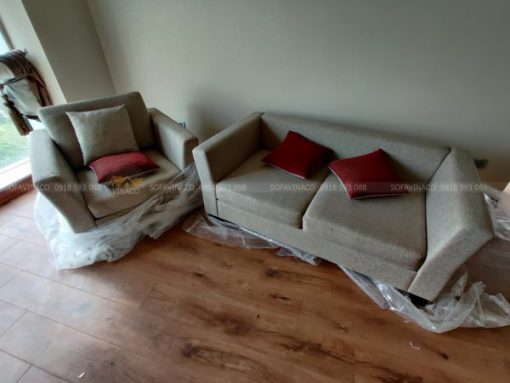 công trình bọc ghế sofa vải cũ