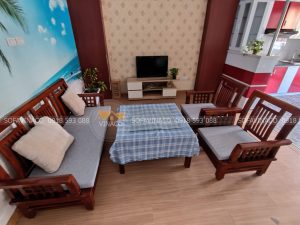 công trình làm đệm ghế gỗ