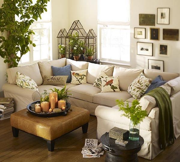Sofa gam màu be đẹp phù hợp với không gian phòng khách của gia đình bạn