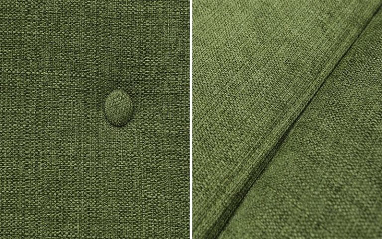 Chất liệu vải bọc vải gam màu xanh rêu cho sofa