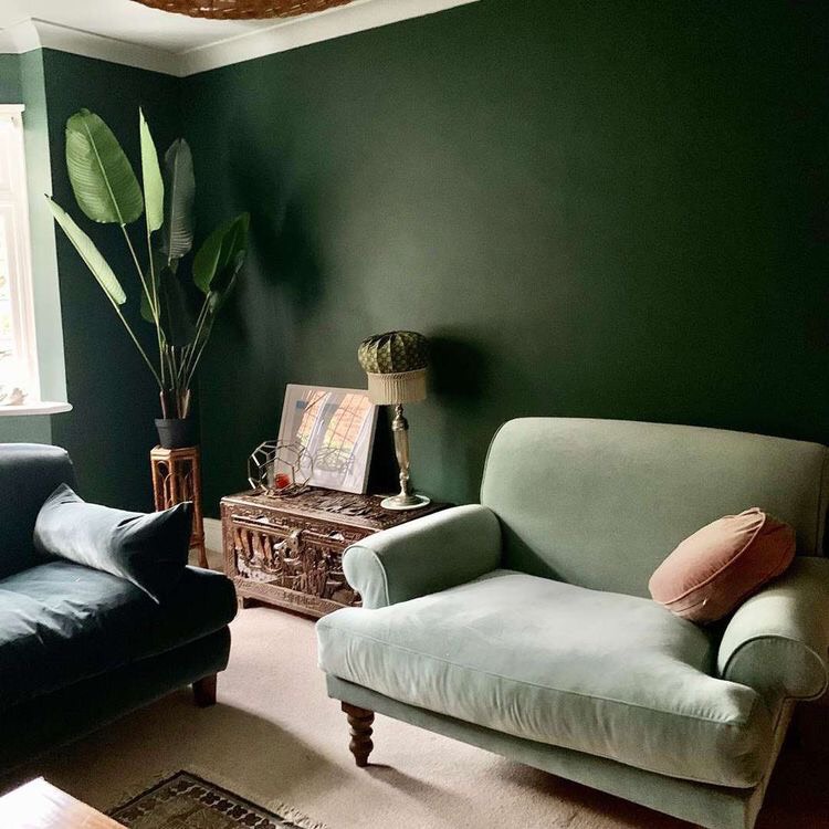 Sofa xanh rêu vẻ đẹp khó cưỡng cho không gian