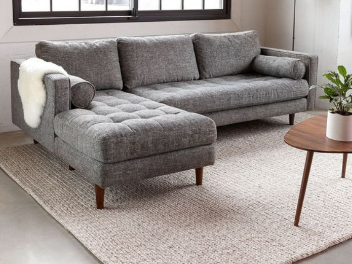 Sofa màu xám đẹp cho không gian