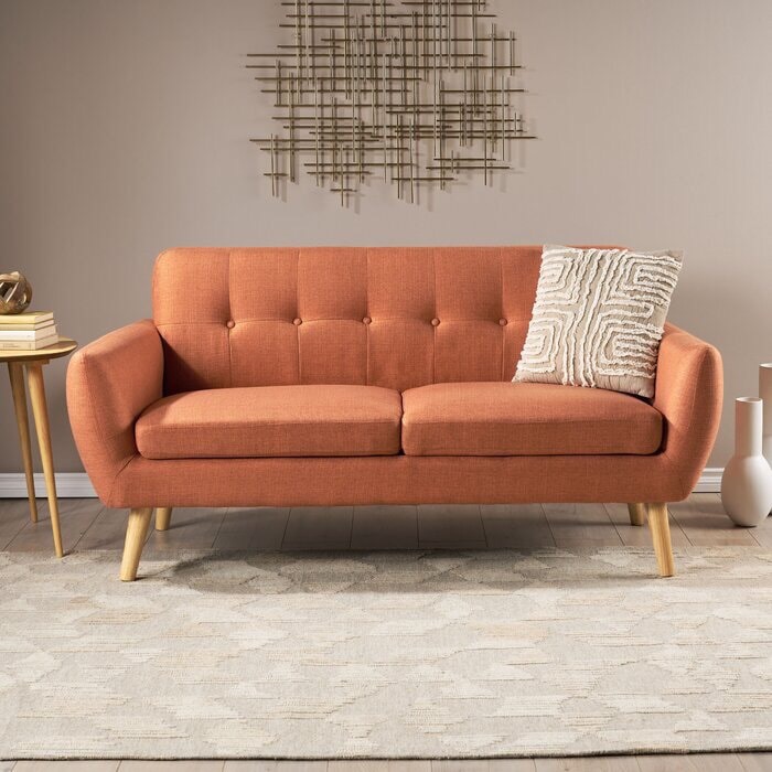 Sofa văng chất liệu vải đầy sự tinh tế cho không gian