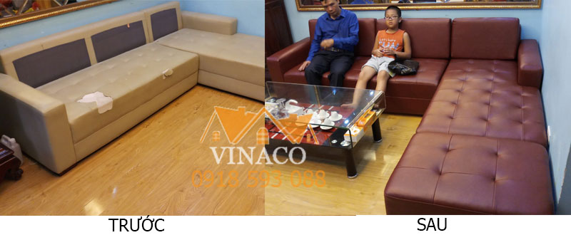 Cách tính giá thành khi bọc một ghế sofa tại Vinaco