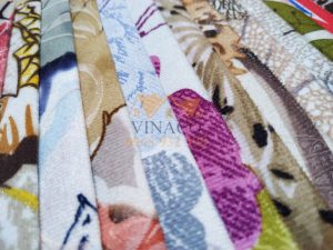 Mặt vải bông mềm mịn và được phối màu rất đẹp mắt