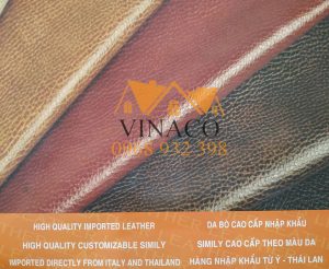 Mẫu da thật nhập khẩu chuyên dùng cho ghế sofa