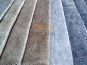Mặt vải nhung được chụp cận chất