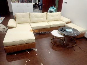 Bọc ghế sofa vải snag da tại Vũ Phạm Hàm, Cầu Giấy