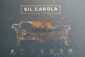 Quyển da Sil.Carola bọc sofa chống mực bút bi siêu tốt