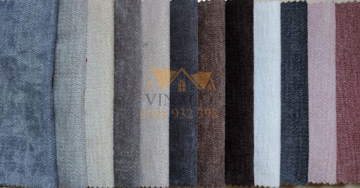 Mẫu vải nhung tăm TM17 với mặt vải dệt đặc biệt