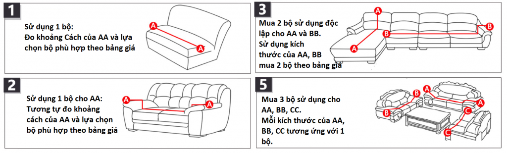 Hướng dẫn cách đo ghế sofa để tính giá bọc ghế