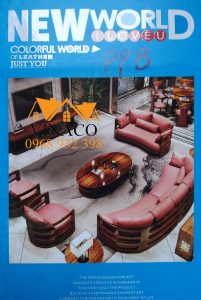 Quyển da New World xanh chuyên dùng cho ghế sofa