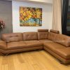 Bộ ghế sofa được bọc da Keyston cho khách hàng tại Hoàng Mai