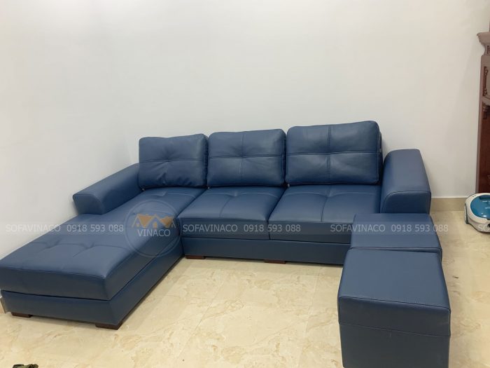Dịch vụ đổi màu ghế sofa của Vinaco đã đổi màu thành công cho bộ sofa này