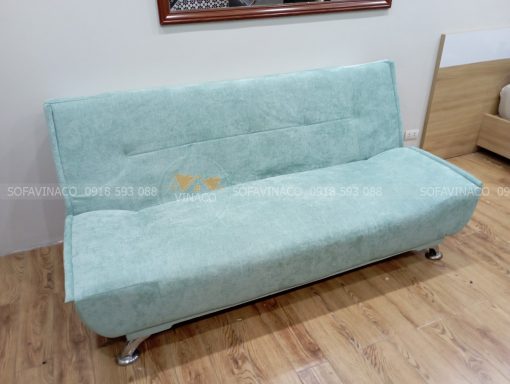 Diện mạo mới của bộ ghế sofa giường với gam màu xanh mint nhẹ nhàng