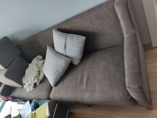 Bộ ghế sofa vải của khách hàng ở đường Bưởi