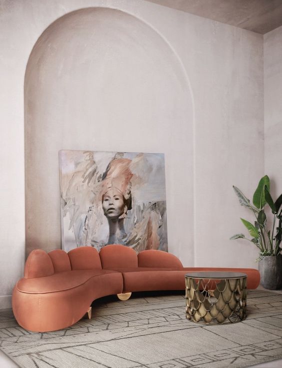 Sofa cong hiện đại mang phong cách thời thượng và tinh tế