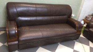Ghế sofa đã được thay vỏ bọc mặt ngồi thành công