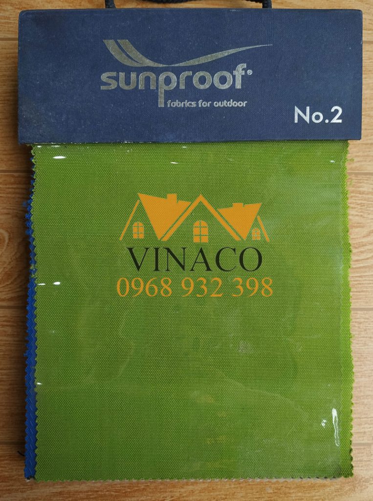 Mẫu vải ngoài trời SunProof chống bạc màu, chống thấm