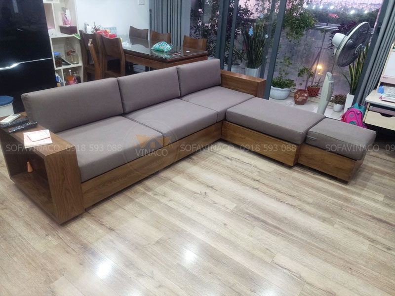 Bộ đệm ghế sofa đã được giao cho chị Hà ở Lê Văn Thiêm, Thanh Xuân