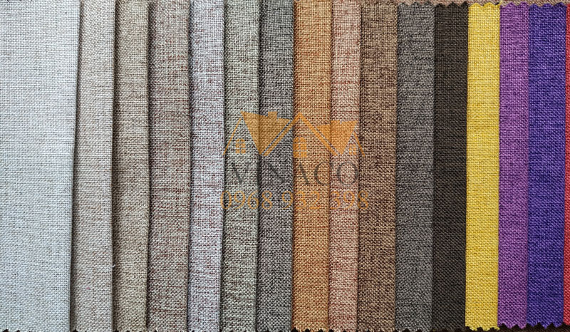 Tất cả các màu sắc của mẫu vải thô sofa TM30