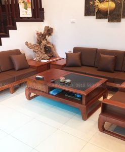 Bộ đệm ghế da mang phong cách hiện đại đã được làm xong cho khách hàng ở Tân Triều