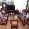 Bộ đệm ghế vải nhung đã giao cho khách hàng ở Hòe Thị, Nam Từ Liêm