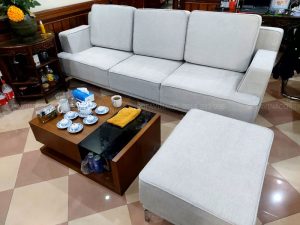 Ghế đã được bọc lại với màu sắc hoàn toàn mới