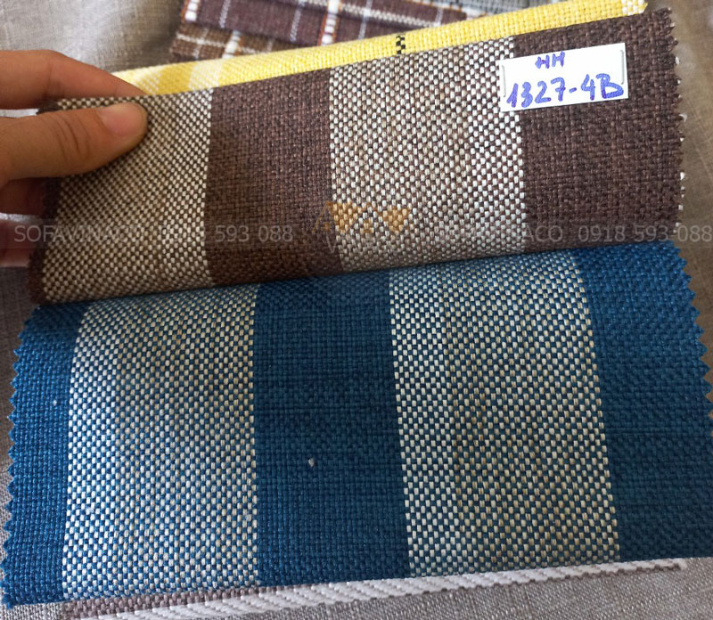 Vải kẻ với rất nhiều tông màu được cung cấp bởi Vinaco
