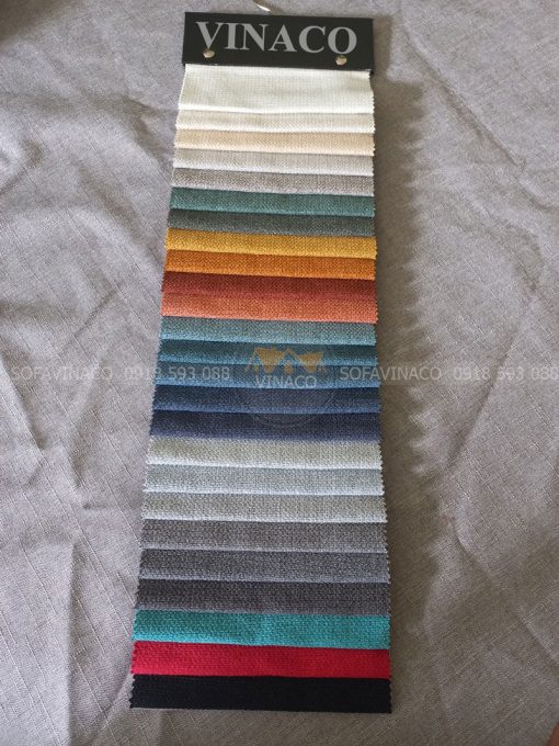 Toàn bộ bảng màu 25 màu khác nhau của mẫu vải HH-E63