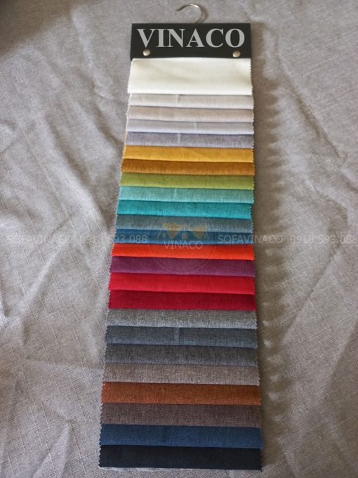 Full bảng màu của mẫu vải thô HH271