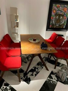Bọc ghế ăn cho khách hàng tại Quảng Kháng, Tây Hồ