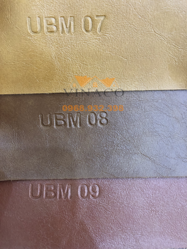 Mẫu da UBM với đa dạng màu sắc