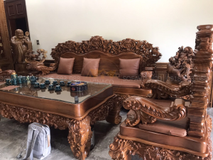 Đệm da thật cho khách tại Hòa Bình