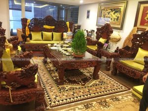 Đệm ghế gỗ hoàng gia