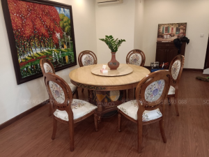 Bọc ghế ăn cho khách tại Ciputra