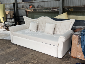 Ghế sofa giường linh hoạt và tiện lợi sau khi được hoàn thiện