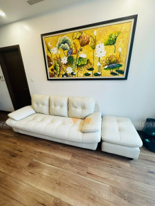 Bọc lại ghế sofa cho khách tại Kim Ngưu