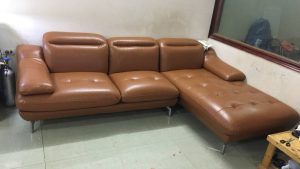 Ghế Da rách sau khi được phục hồi