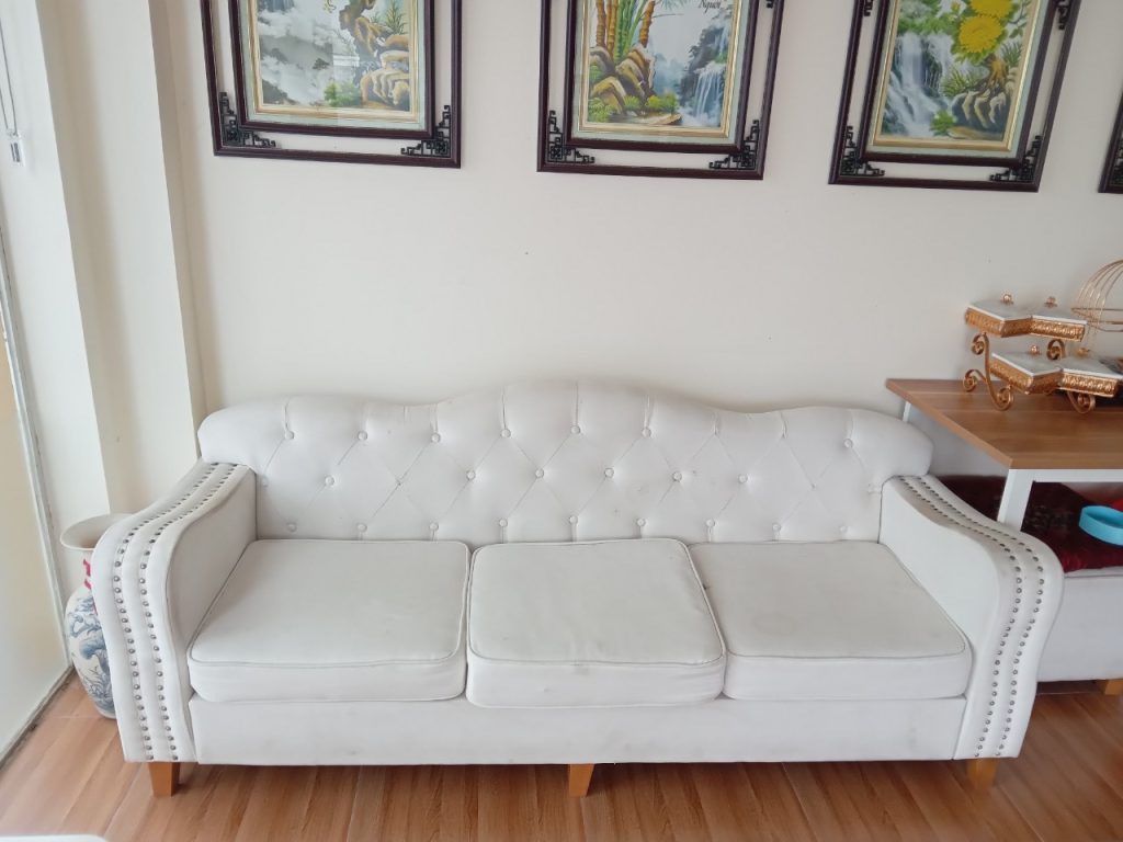 Bọc lại ghế sofa tại nhà cho khách tại Hoài Đức