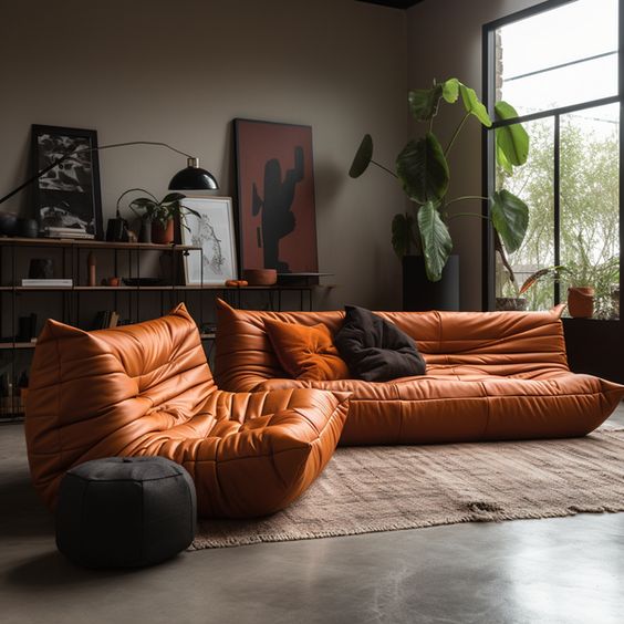 Togo Sofa, một món đồ nội thất độc đáo nhấn mạnh đến sự thoải mái và thiết kế tiện dụng