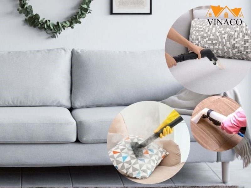 Hướng dẫn cách làm sạch vải bọc sofa cotton hiệu quả