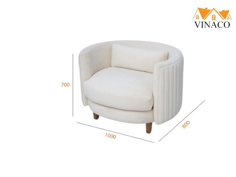 Cách chọn kích thước sofa đơn phù hợp với mọi không gian