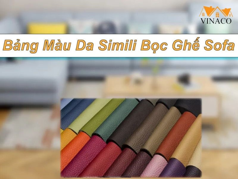 Gợi ý chọn bảng màu da ghế sofa phù hợp với không gian sống