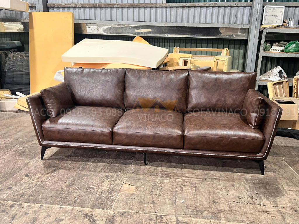 Đóng ghế sofa da cao cấp Carola