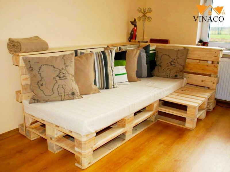 Hướng dẫn cách làm ghế sofa gỗ pallet đơn giản tại nhà