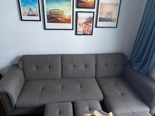 Ghế sofa cũ trước khi bọc