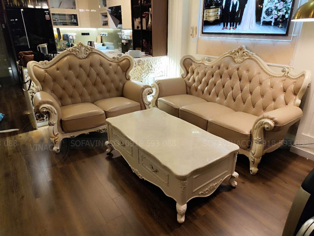 May lại vỏ ghế và bọc lại ghế sofa Tân Cổ Điển tại Hà Nội