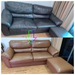 Bọc lại sofa Da công nghiệp cho khách hàng tại Hà Nội
