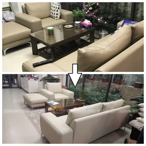 Bọc ghế sofa tại nhà giá rẻ ở Hoài Đức